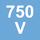 Tensiune nominală 750 V