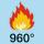 greu inflamabil 960°C