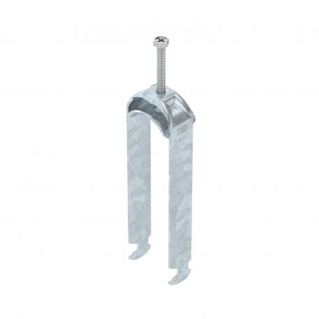 Bridă U 2056 cu picior H, triplă, contrapiesă metalică, FT 34 | 40 | 3