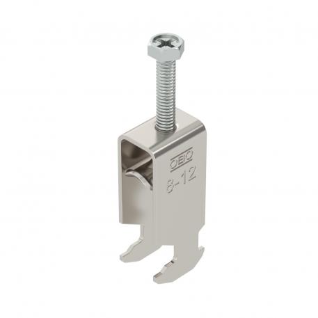 Clamp clip 2056 H-foot, 2-fold, metal pressure sleeve, A2 8 | 12 | 3