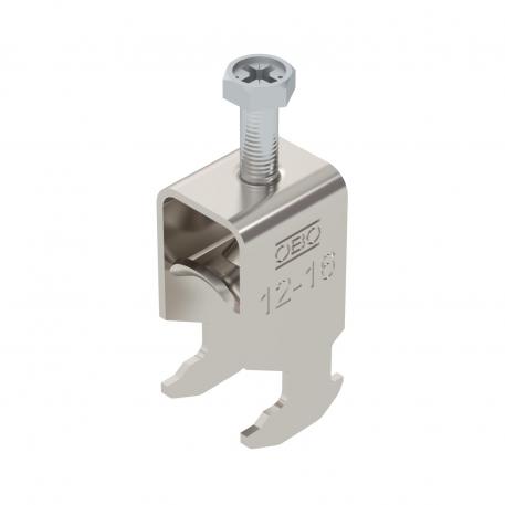 Bridă U 2056 cu picior H, simplă, contrapiesă metalică, A2 12 | 16 | 3