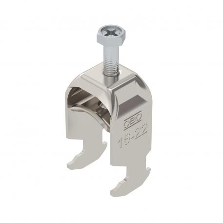 Bridă U 2056 cu picior H, simplă, contrapiesă metalică, A2 16 | 22 | 3