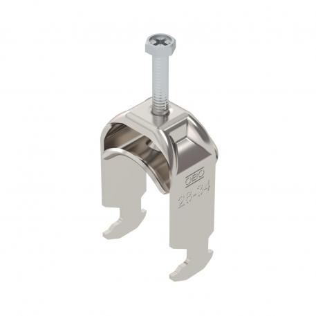 Bridă U 2056 cu picior H, simplă, contrapiesă metalică, A2 28 | 34 | 3