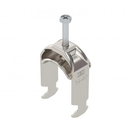 Bridă U 2056 cu picior H, simplă, contrapiesă metalică, A2