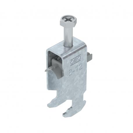 Bridă U 2056 cu picior H, dublă, contrapiesă din plastic FT 8 | 12 | 3