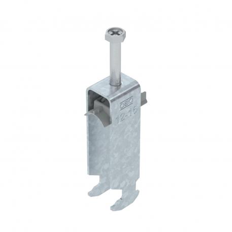 Bridă U 2056 cu picior H, triplă, contrapiesă din plastic, FT 12 | 16 | 3