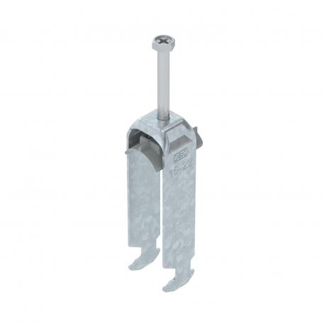 Bridă U 2056 cu picior H, triplă, contrapiesă din plastic, FT 16 | 22 | 3