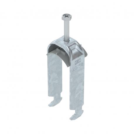 Bridă U 2056 cu picior H, dublă, contrapiesă din plastic FT