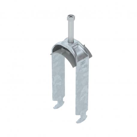 Bridă U 2056 cu picior H, dublă, contrapiesă din plastic FT 40 | 46 | 5