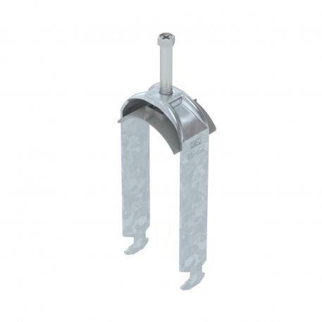 Bridă U 2056 cu picior H, dublă, contrapiesă din plastic FT 46 | 52 | 5