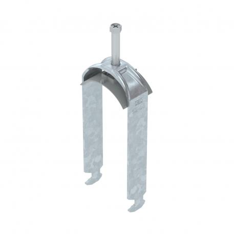 Bridă U 2056 cu picior H, dublă, contrapiesă din plastic FT 52 | 58 | 5