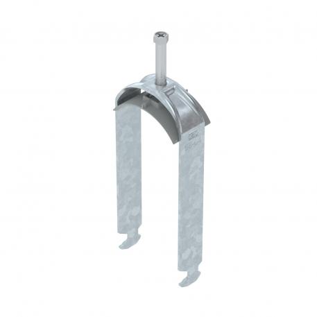 Bridă U 2056 cu picior H, dublă, contrapiesă din plastic FT 58 | 64 | 5