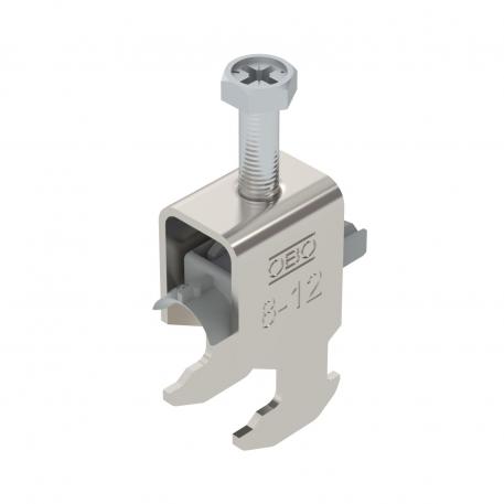 Bridă U 2056 cu picior H, simplă, contrapiesă din plastic, A2 8 | 12 | 3