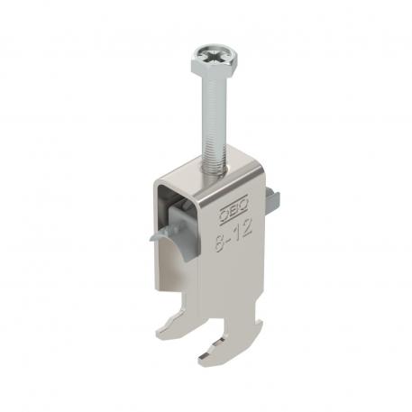 Bridă U 2056 cu picior H, dublă, contrapiesă din plastic, A2 8 | 12 | 3