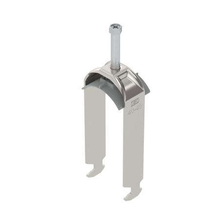 Bridă U 2056 cu picior H, dublă, contrapiesă din plastic, A2 40 | 46 | 5