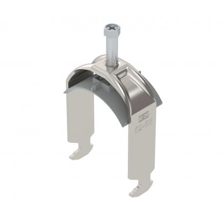 Bridă U 2056 cu picior H, simplă, contrapiesă din plastic, A2 52 | 58 | 5