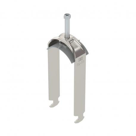 Bridă U 2056 cu picior H, dublă, contrapiesă din plastic, A2 52 | 58 | 5