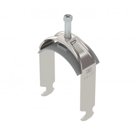 Bridă U 2056 cu picior H, simplă, contrapiesă din plastic, A2 64 | 70 | 5