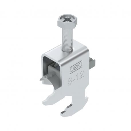 Bridă U 2056 cu picior H, simplă, contrapiesă din plastic, Al 8 | 12 | 2