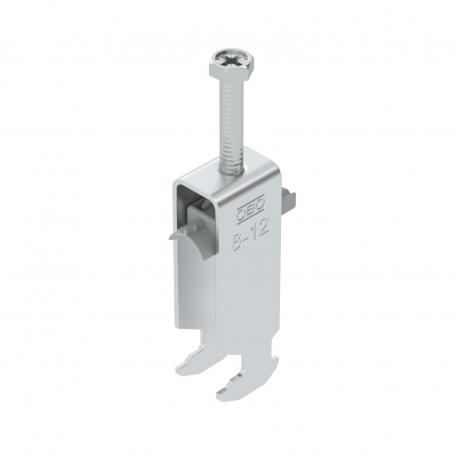 Bridă U 2056 cu picior H, triplă, contrapiesă din plastic, Al 8 | 12 | 3