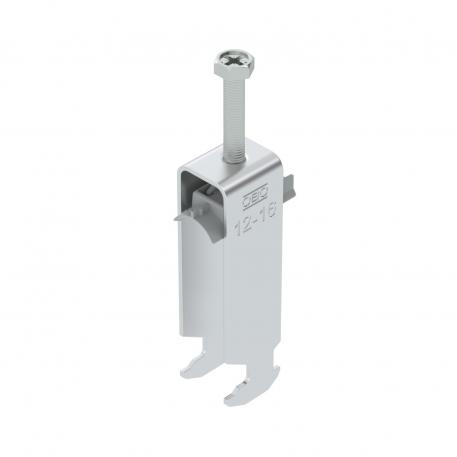 Bridă U 2056 cu picior H, triplă, contrapiesă din plastic, Al 12 | 16 | 3