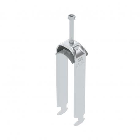 Bridă U 2056 cu picior H, triplă, contrapiesă din plastic, Al 28 | 34 | 2