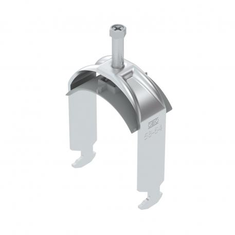 Bridă U 2056 cu picior H, simplă, contrapiesă din plastic, Al 58 | 64 | 2