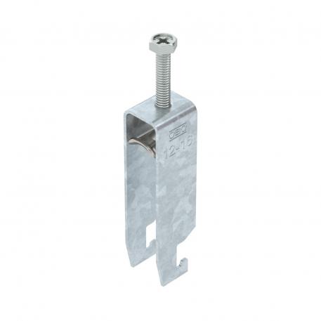 Clamp clip 2056 U-foot, 3-fold, metal pressure sleeve, FT 12 | 16 | 3