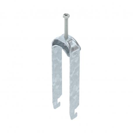Clamp clip 2056 U-foot, 3-fold, metal pressure sleeve, FT 34 | 40 | 3