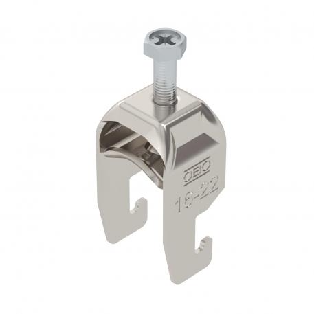 Bridă U 2056 cu picior U, simplă, contrapiesă metalică, A4 16 | 22 | 3
