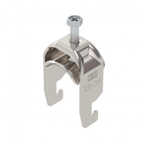 Bridă U 2056 cu picior U, simplă, contrapiesă metalică, A4 28 | 34 | 3