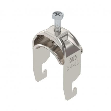Bridă U 2056 cu picior U, simplă, contrapiesă metalică, A4 34 | 40 | 3
