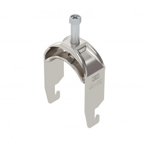 Bridă U 2056 cu picior U, simplă, contrapiesă metalică, A4