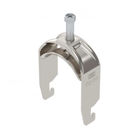 Bridă U 2056 cu picior U, simplă, contrapiesă metalică, A4 52 | 58 | 5