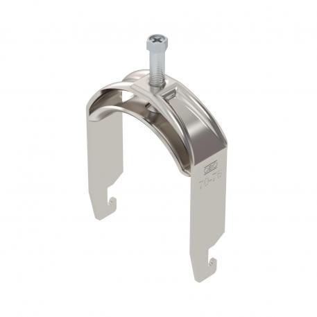 Bridă U 2056 cu picior U, simplă, contrapiesă metalică, A4 70 | 76 | 5