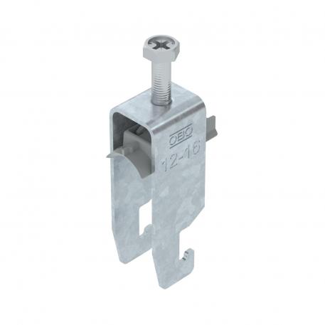 Bridă U 2056 cu picior U, dublă, contrapiesă din plastic, FT 12 | 16 | 3