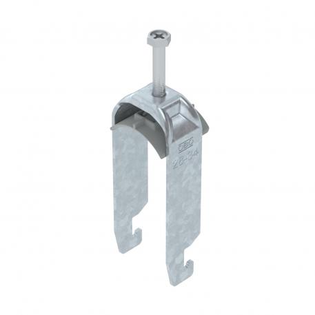 Bridă U 2056 cu picior U, dublă, contrapiesă din plastic, FT