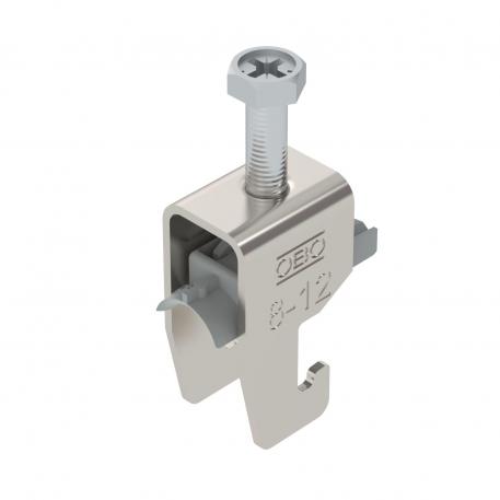 Bridă U 2056 cu picior U, simplă, contrapiesă din plastic, A2 8 | 12 | 3