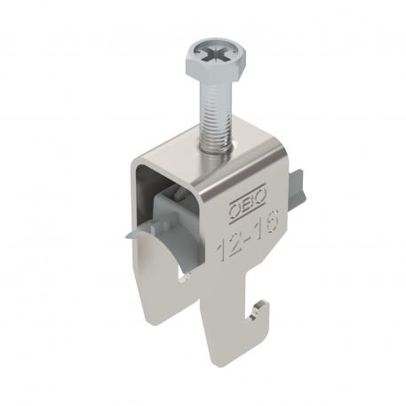 Bridă U 2056 cu picior U, simplă, contrapiesă din plastic, A2 12 | 16 | 3