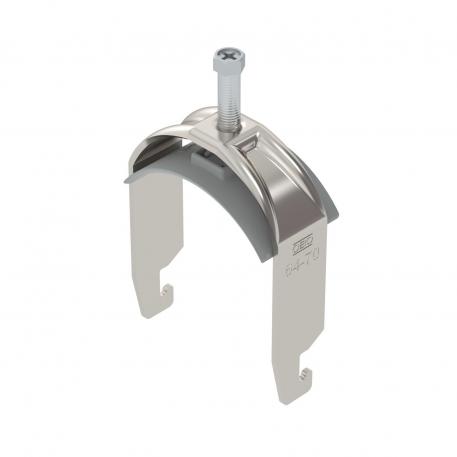 Bridă U 2056 cu picior U, simplă, contrapiesă din plastic, A2 64 | 70 | 5