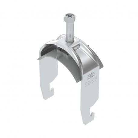 Bridă U 2056 cu picior U, simplă, contrapiesă din plastic, Al 52 | 58 | 2