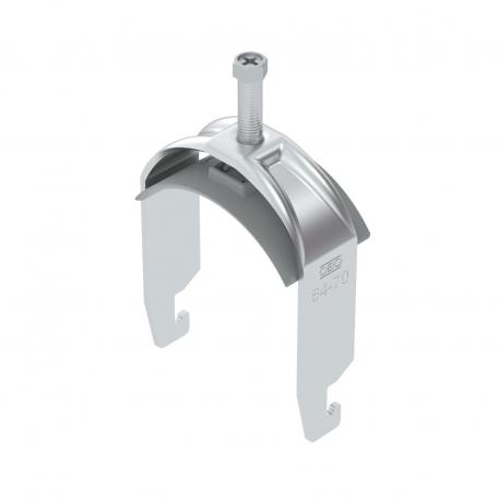 Bridă U 2056 cu picior U, simplă, contrapiesă din plastic, Al 64 | 70 | 2