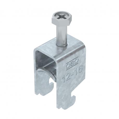 Bridă U 2056 cu picior N, simplă, contrapiesă metalică, FT 12 | 16 | 3