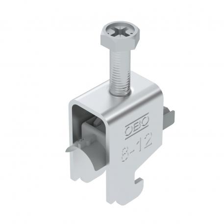 Bridă U 2056 cu picior N, simplă, contrapiesă din plastic, Al 8 | 12 | 2