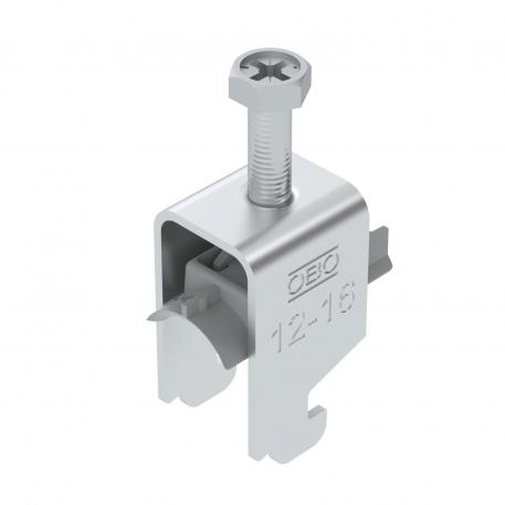 Bridă U 2056 cu picior N, simplă, contrapiesă din plastic, Al 12 | 16 | 2