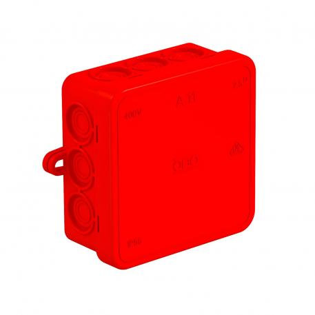 Doză de derivaţie A 11 75x75x35 | 12 | IP55 | roşu