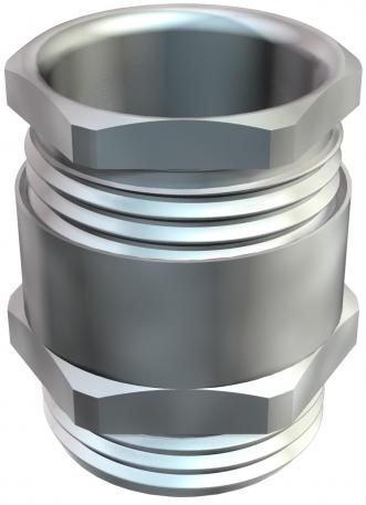 Presetupă conică, filet metric, inel de etașare, nichelat M16 x 1,5