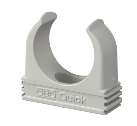 Clemă Quick, rezistentă la flacără, gri piatră M20