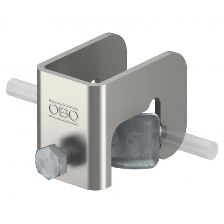 Clemă de împământare VARIO pentru armături de oţel  | FL30x3-4mm / Rd 10 x Rd 16-37 | 