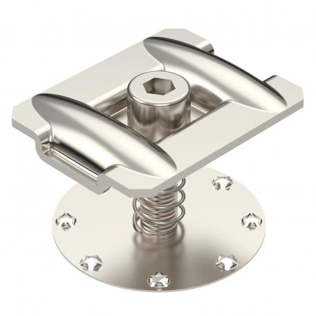 Intermediate clamp with spring for PV module mounting 46 | 25